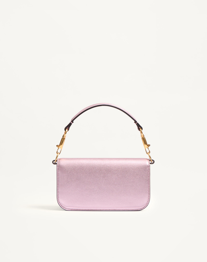 VALENTINO GARAVANI LOC 의 SMALL SHOULDER BAG 에 LAMINATED CALFSKIN 와 JEWEL LOGO 5