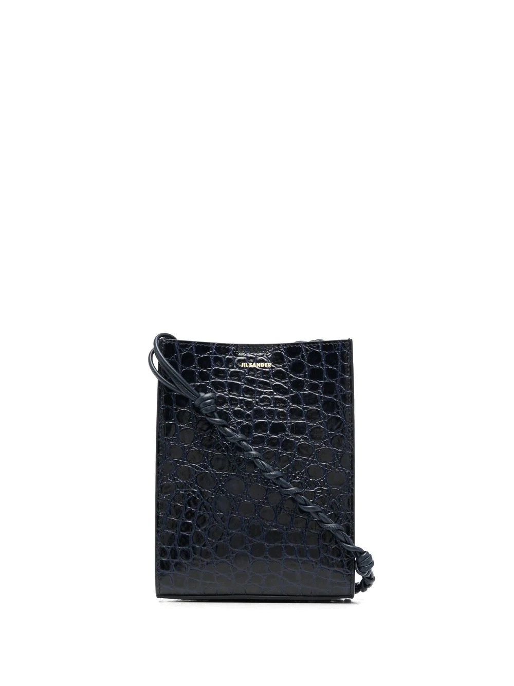 embossed-logo crossbody bag - 1