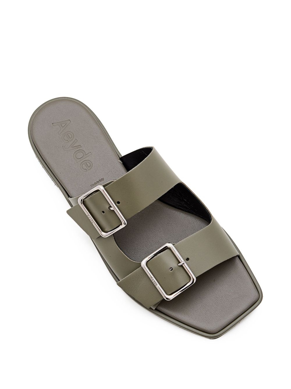 leather slides - 4