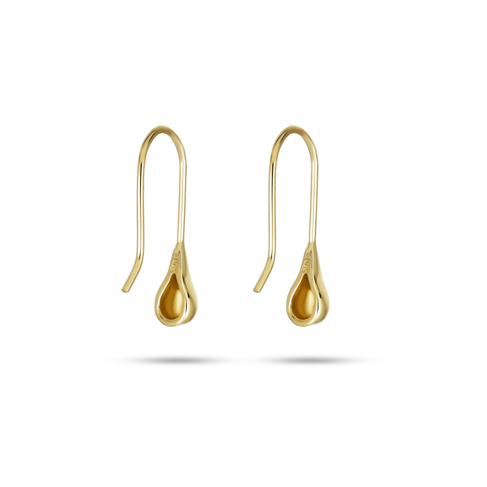 Golden Droplet Earrings - 4