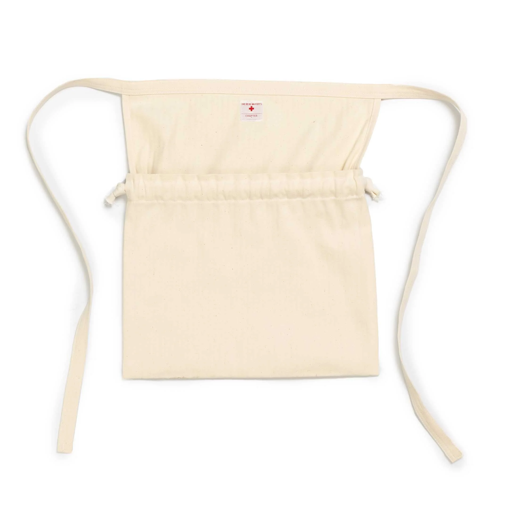 The Real McCoy's White HBT Apron Bag - 1
