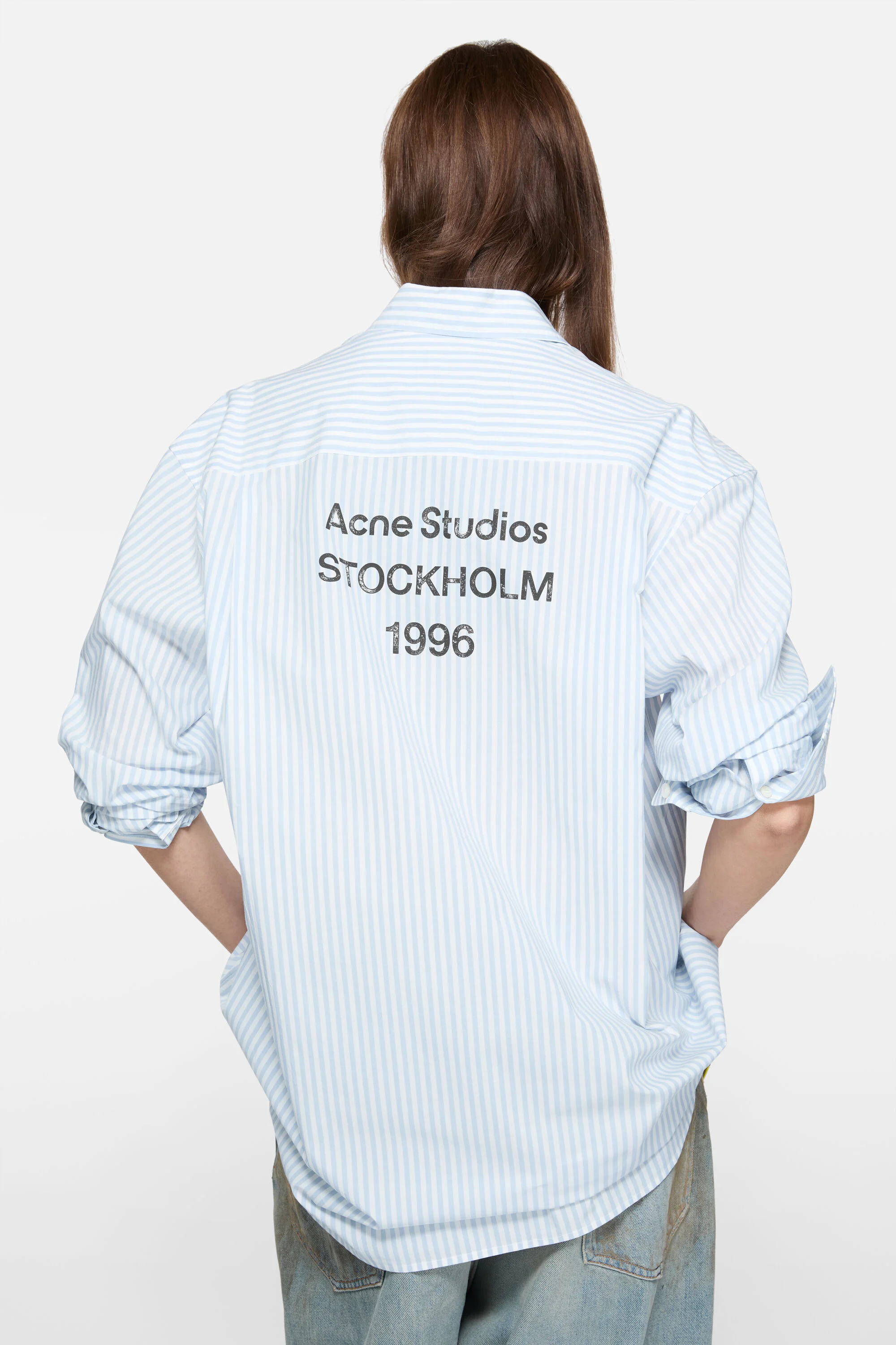 Button-up shirt - Light blue/white - 5