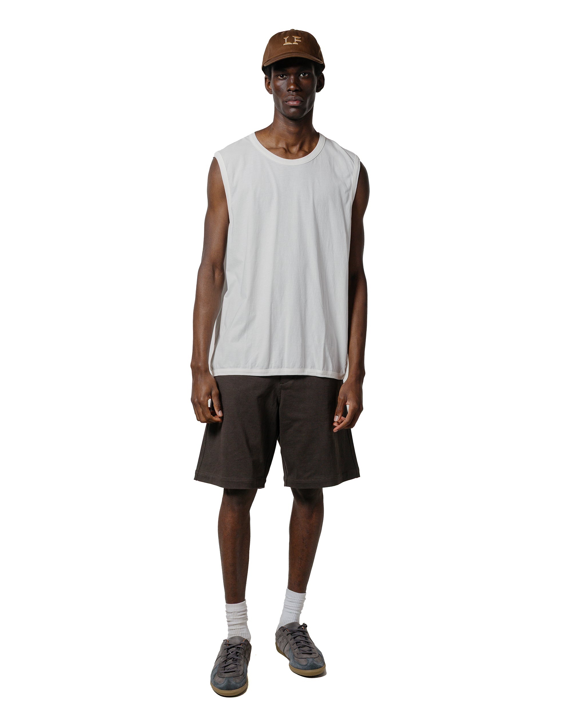 Sleeveless T-Shirt White - 4