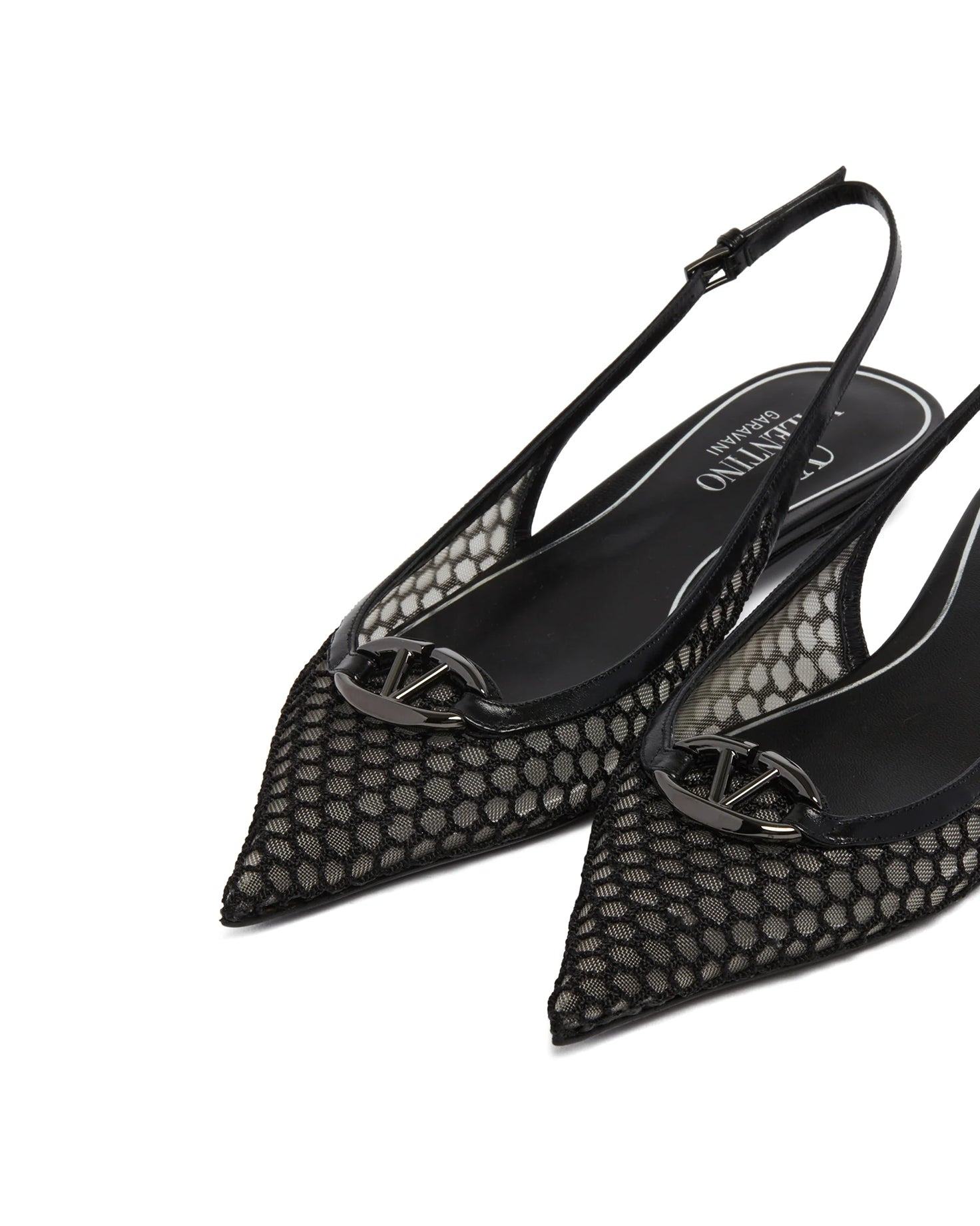 Valentino Garavani Women Pointed Slingback Ballet Flats 20 Mm - 4