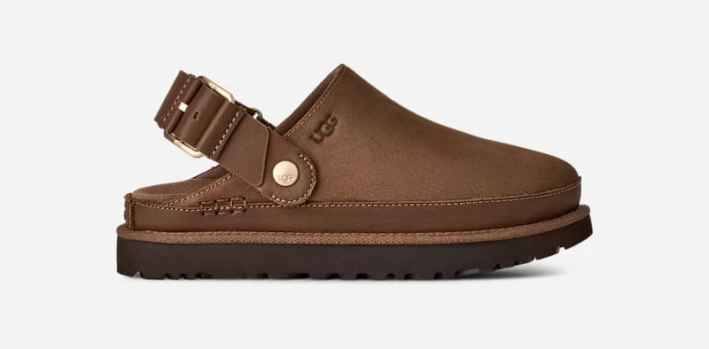 ® Women's Goldenstar Villa Clog Nubuck Shoes in Dark Chestnut - 1