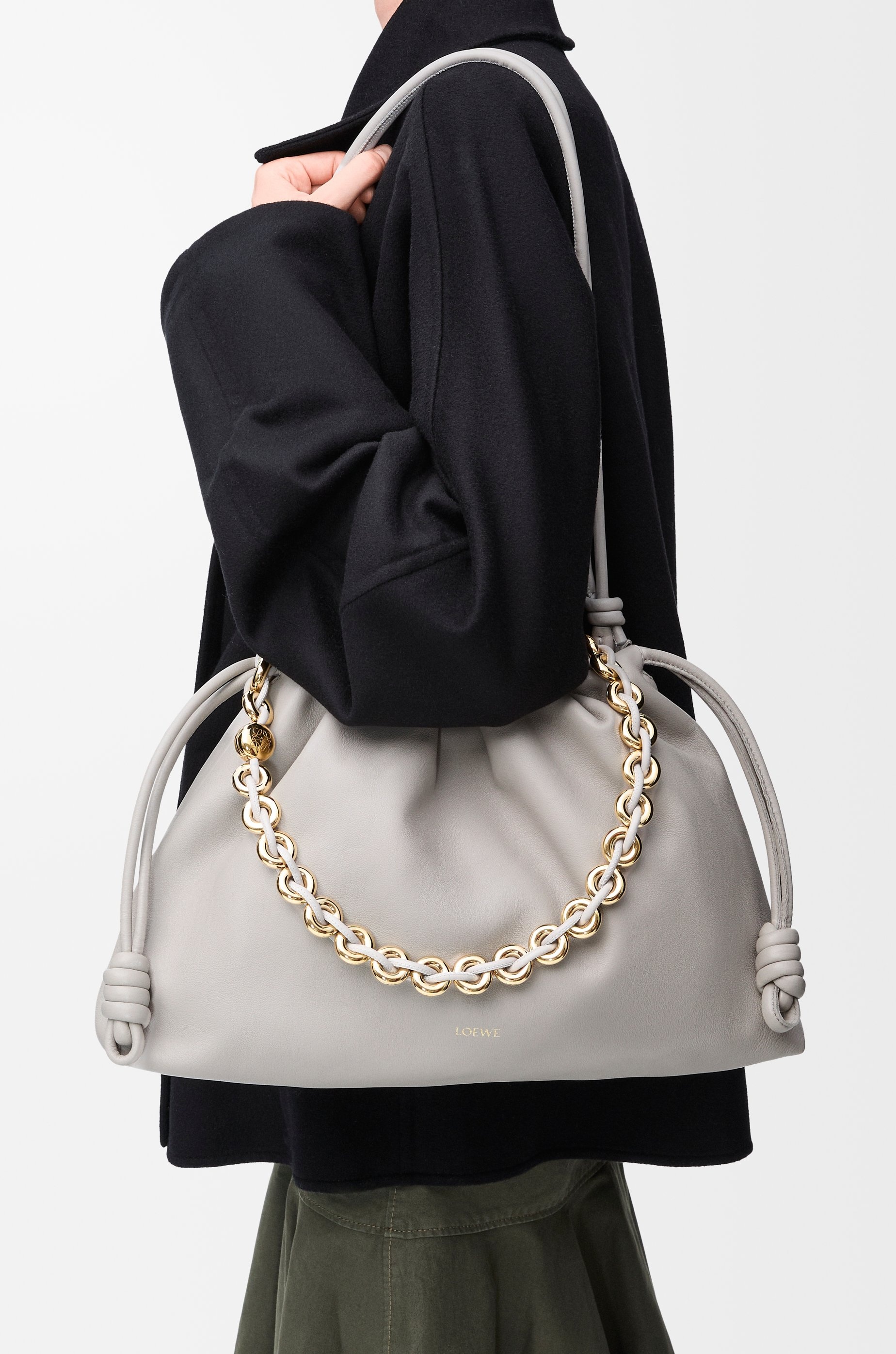 Large Flamenco purse in mellow nappa lambskin - 2