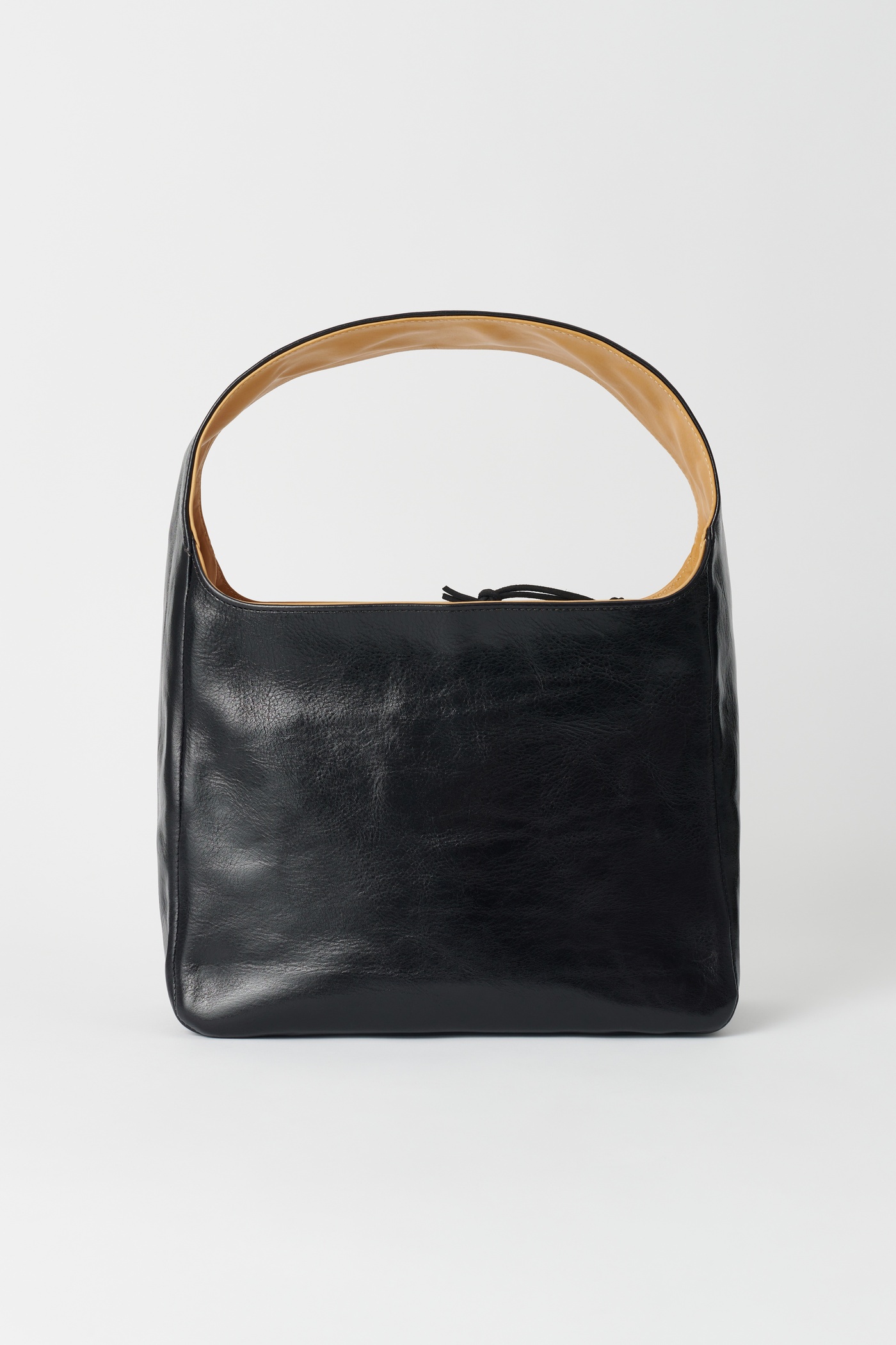 Brick Bag Black Leather - 4