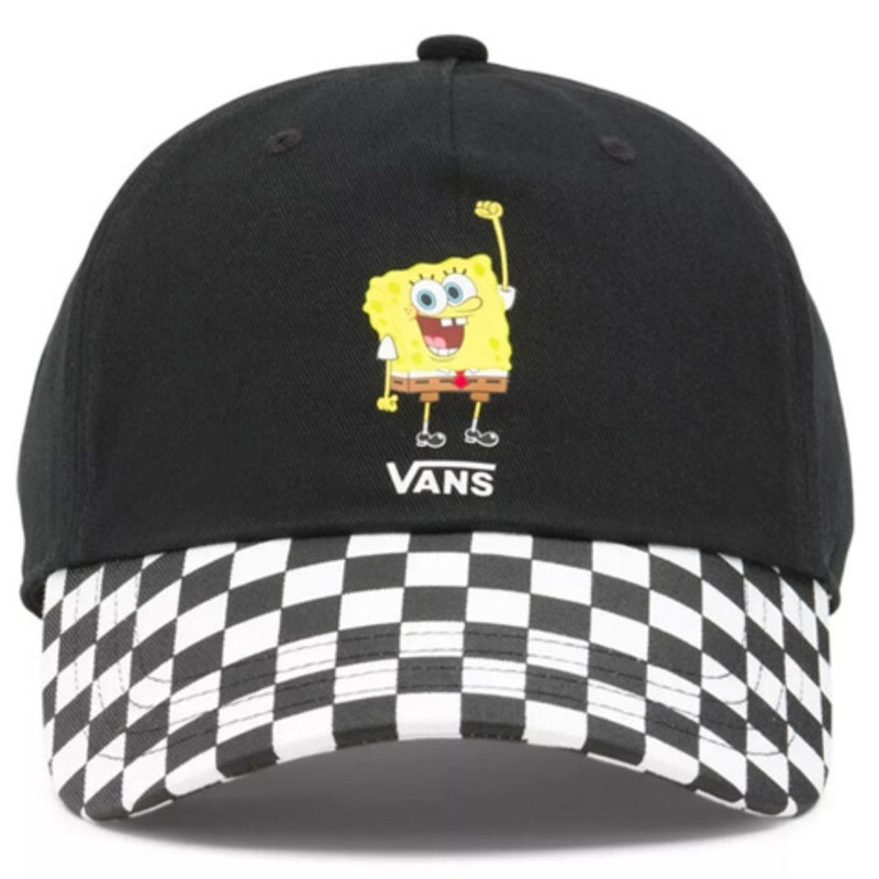 Vans x SpongeBob Court Side Hat 'Black White' VN0A5I3CYZJ1 1