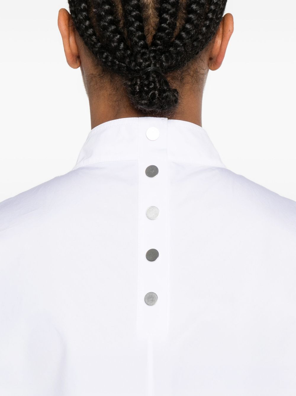 button-fastening cotton top - 5