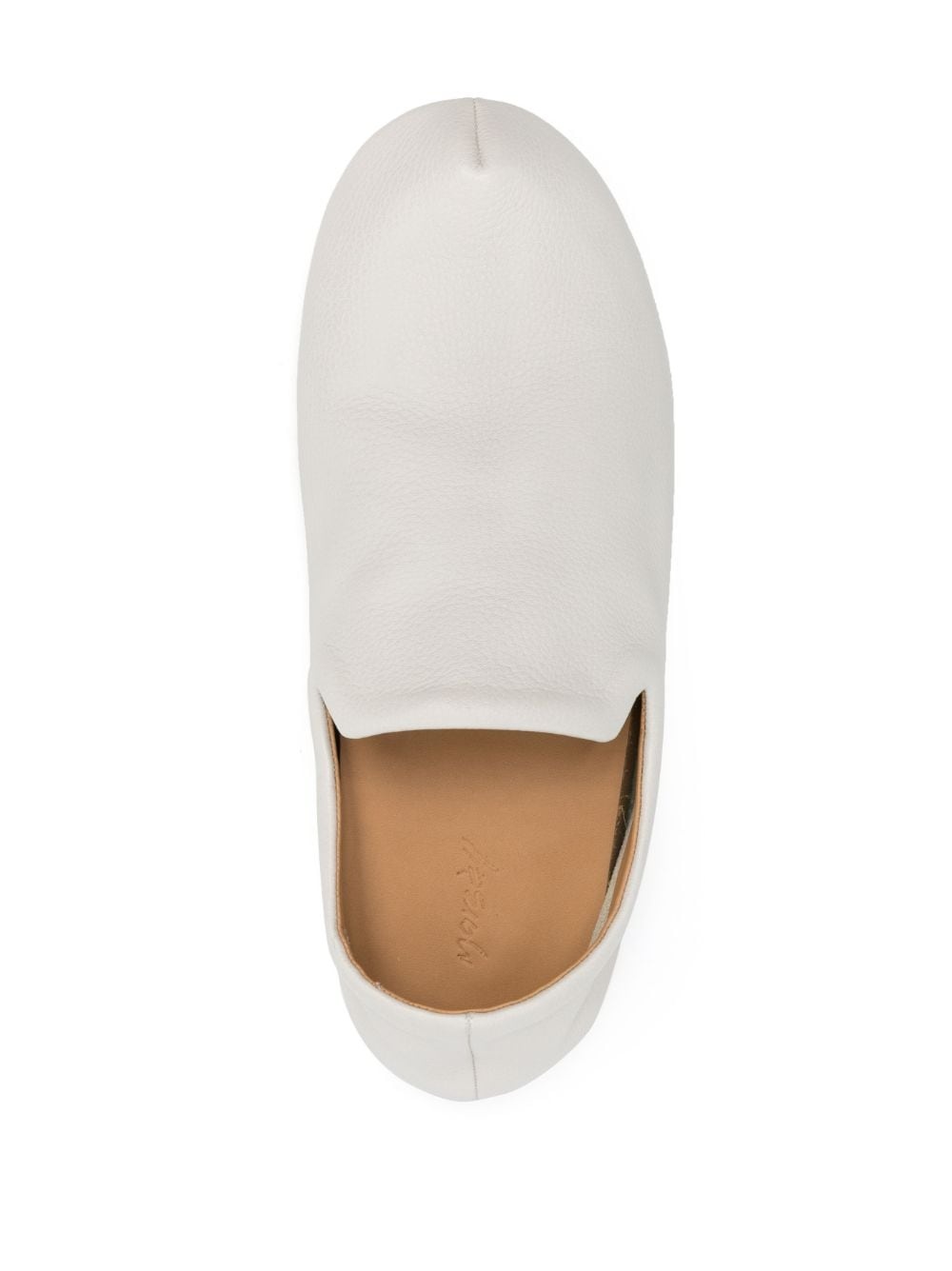 slip-on leather loafers - 4