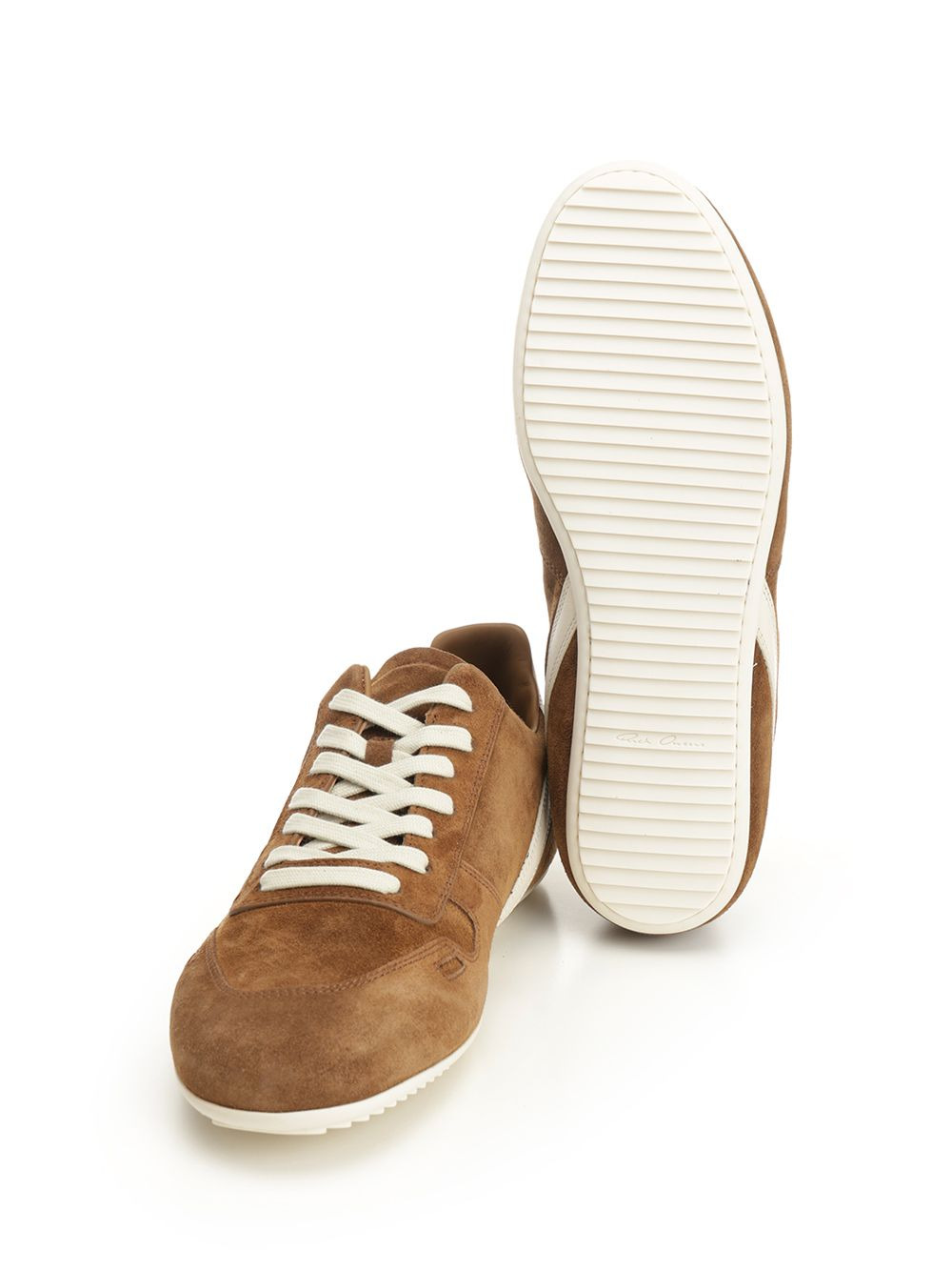 Minimal Suede Sneakers Brown - 5