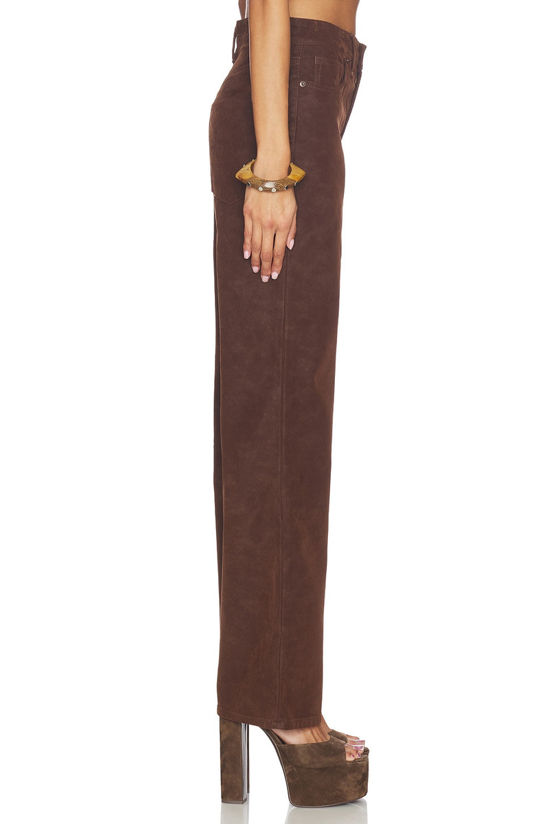 GOOD AMERICAN Better Than Suede Good True Straight Pants outlook