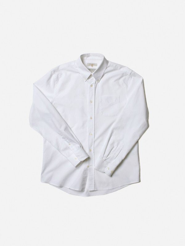 John Button Down Shirt Oxford Offwhite - 1