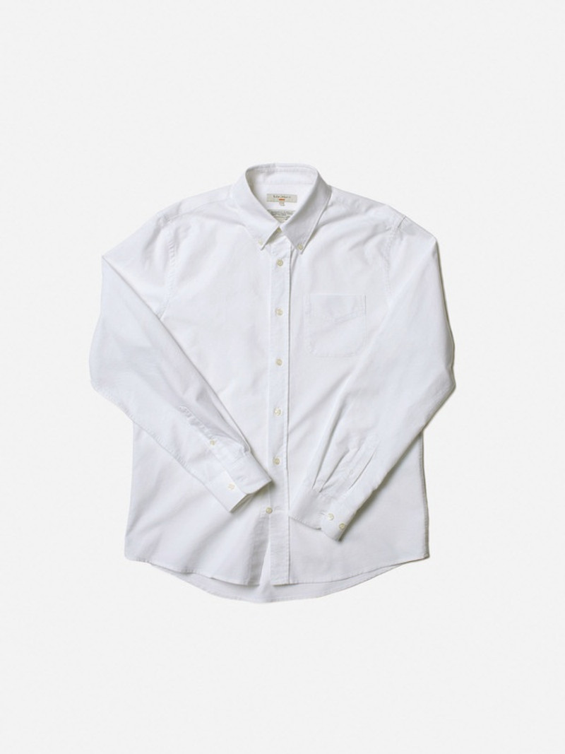 John Button Down Shirt Oxford Offwhite 1