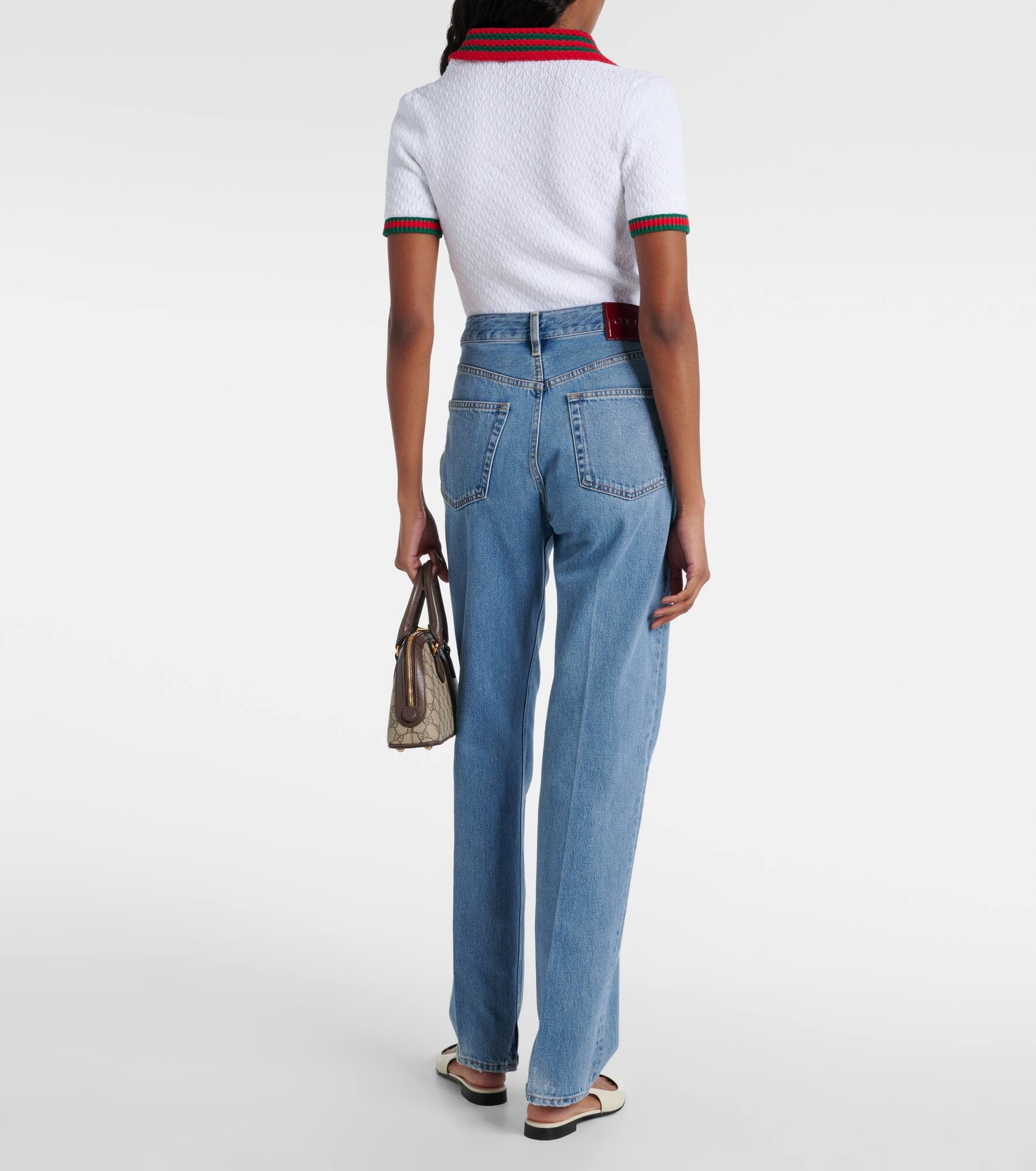 Mid-rise straight jeans - 3