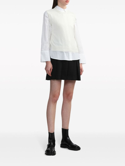 JUUN.J high-waisted pleated miniskirt outlook