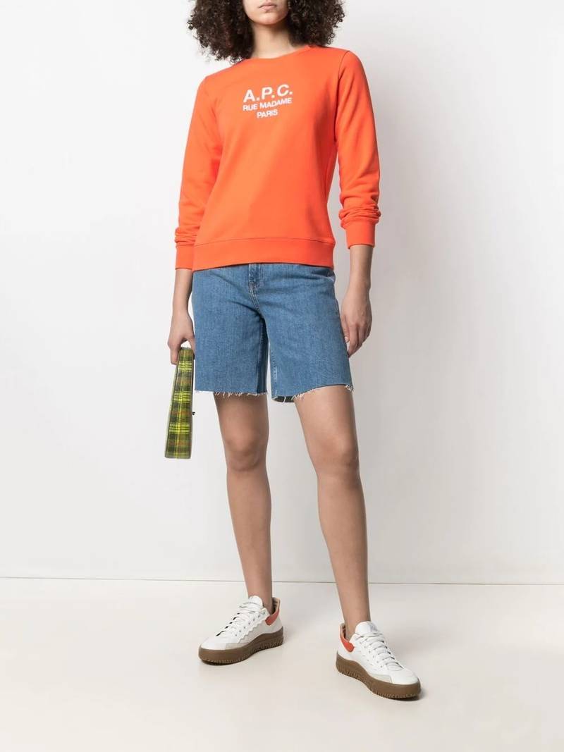 A.P.C. embroidered-logo 스웨터 outlook