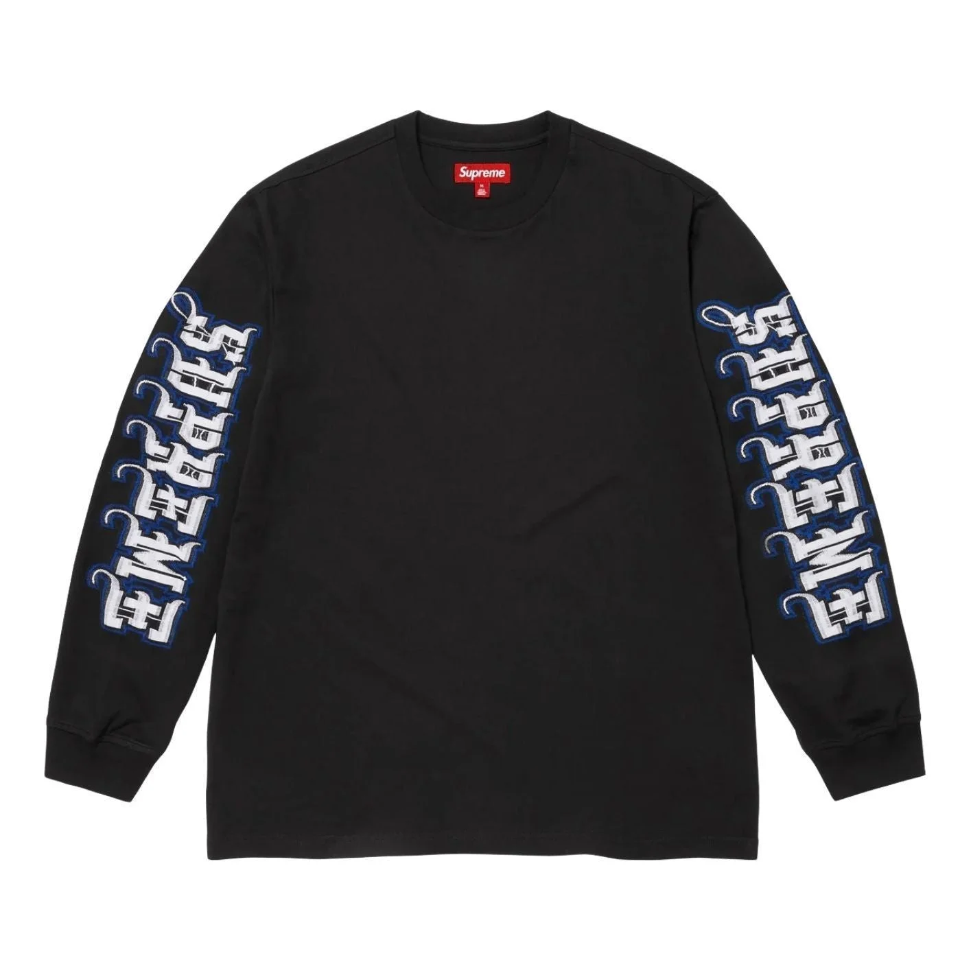 Supreme FW25 Intarsia Sleeve L/S Top 'Black' SUP-FW25-111-BLK - 1
