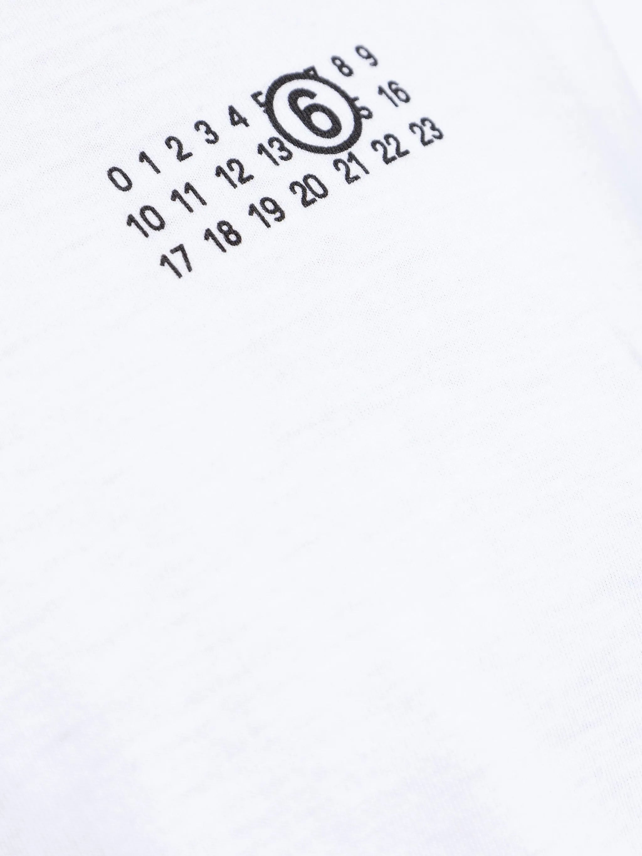 Mm6 Maison Margiela Number-print Cotton T-shirt - 4
