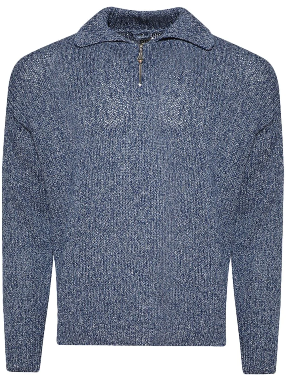 mélange polo shirt - 1