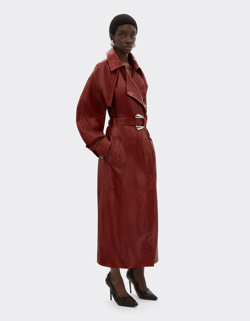 Waxed leather coat 3