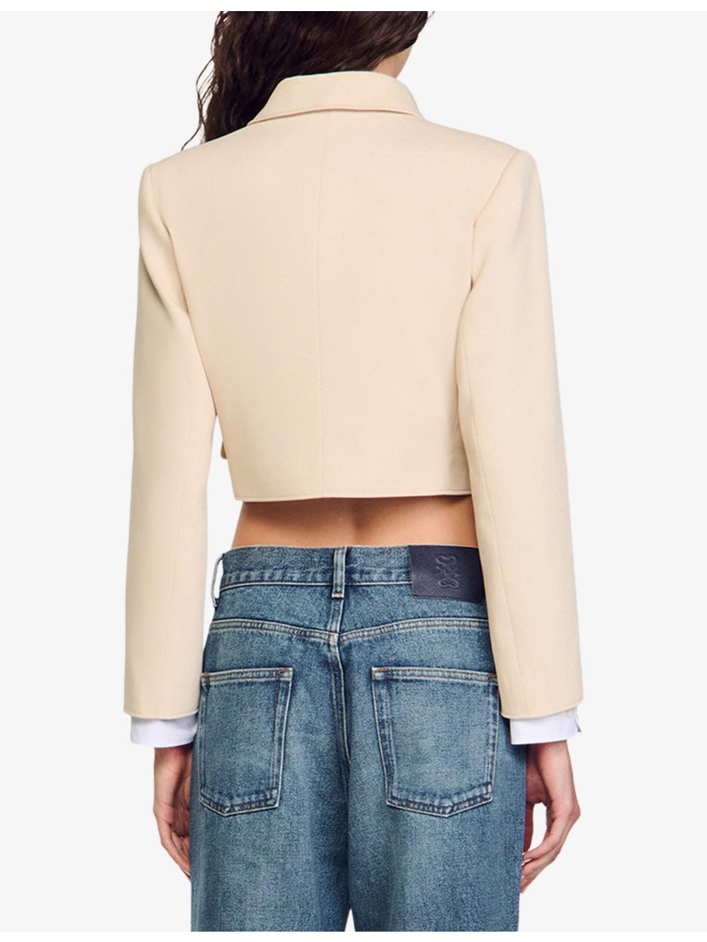 Double-Breasted Cotton Jacket - 4