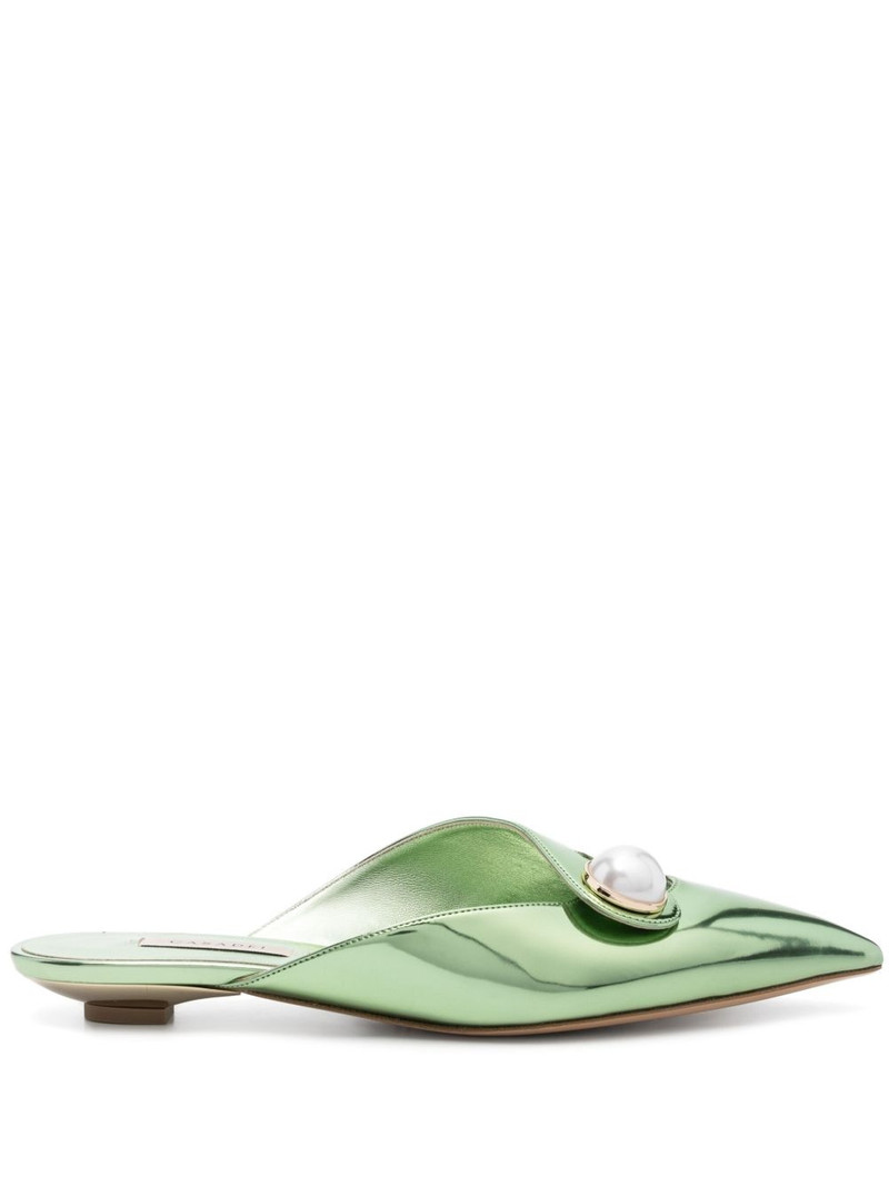 Blade flat mules 1