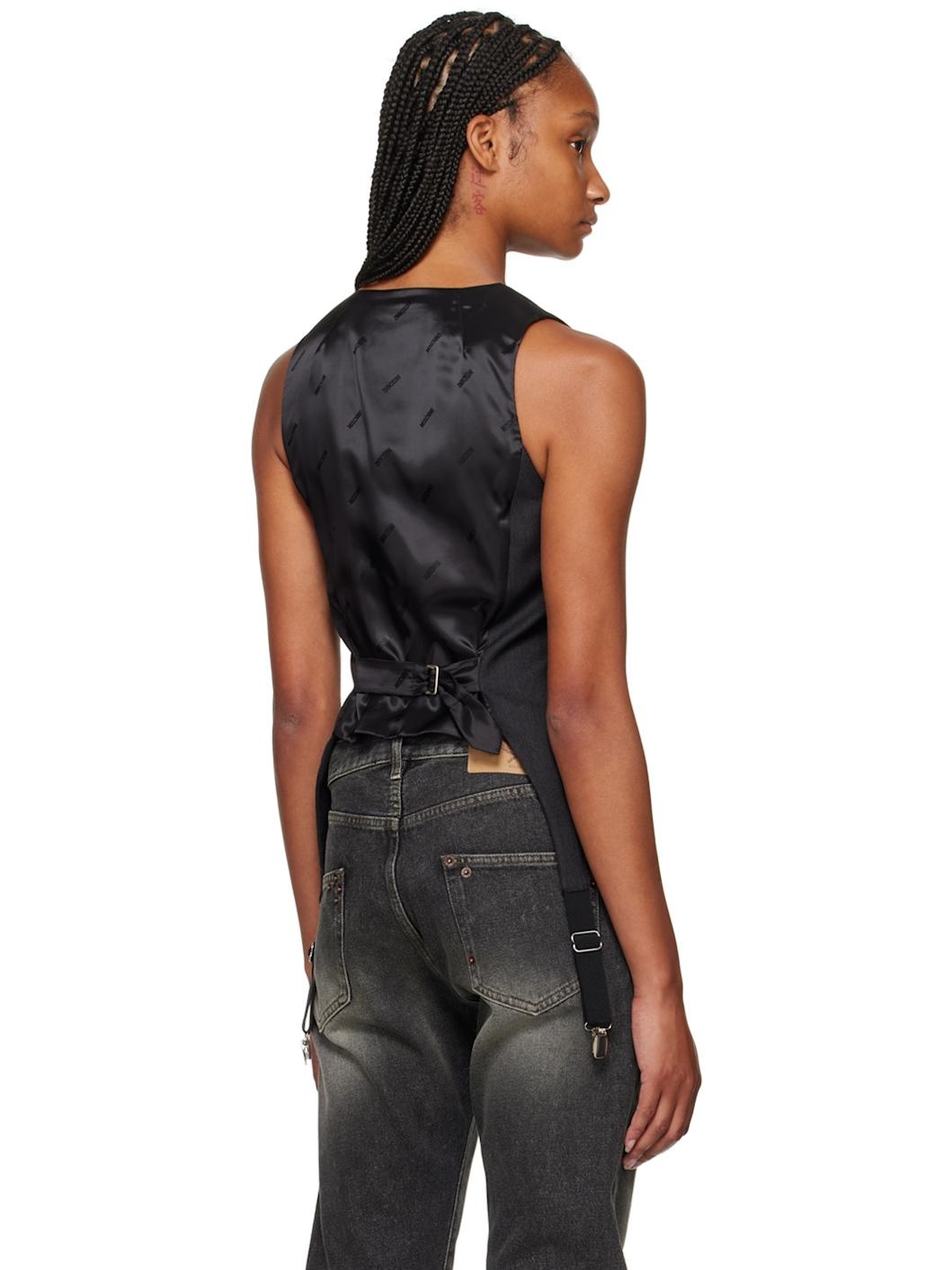 Gray Garter Vest - 3