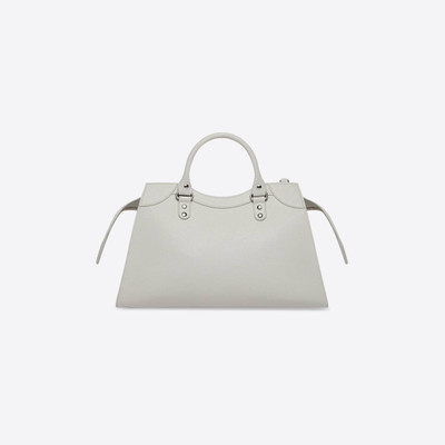 BALENCIAGA Women's Neo Classic Handbag in Silver/crystal outlook