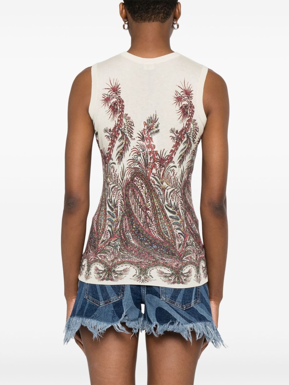 paisley-print top - 4