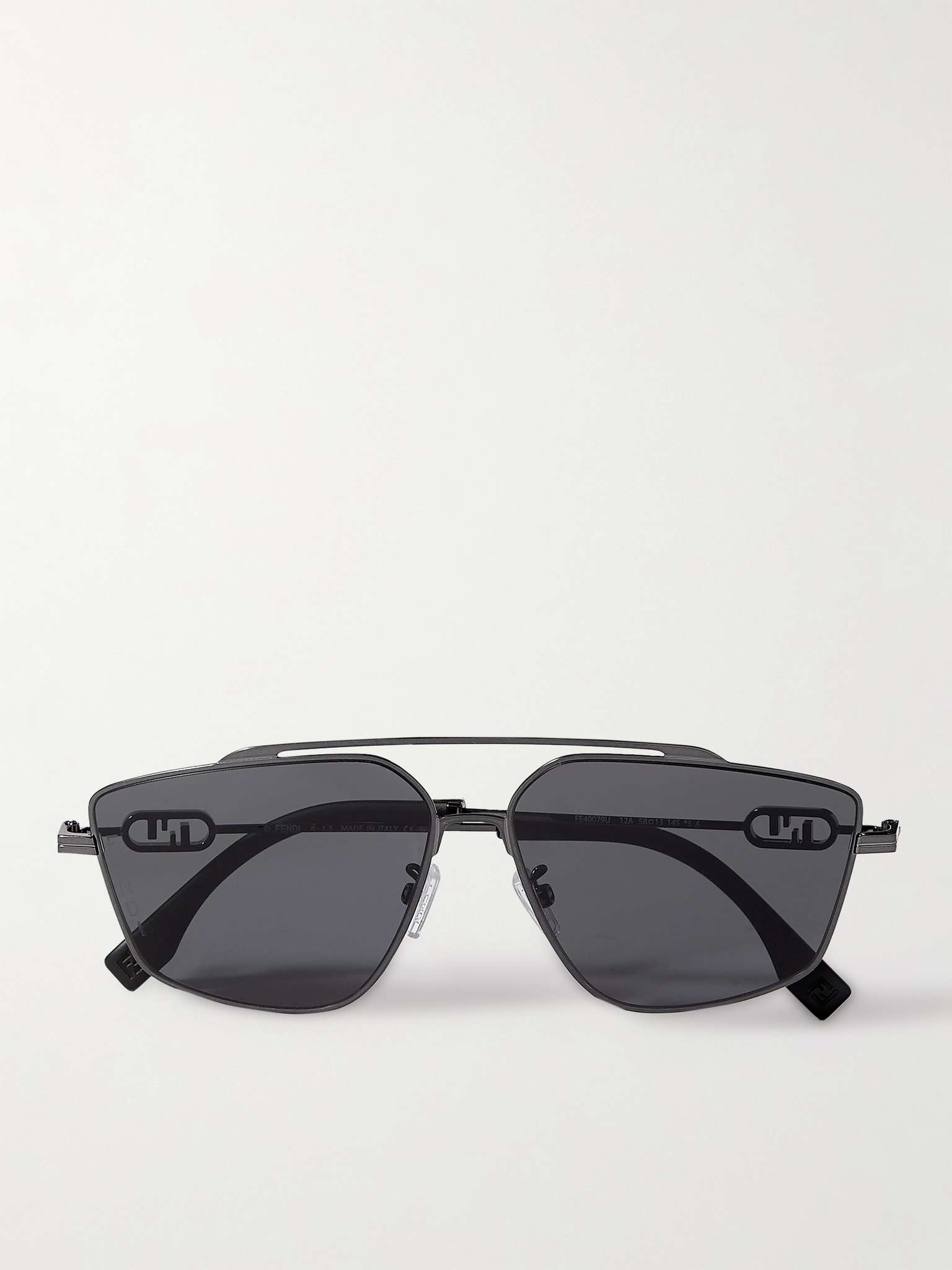 O'Lock Aviator-Style Metal Sunglasses - 1