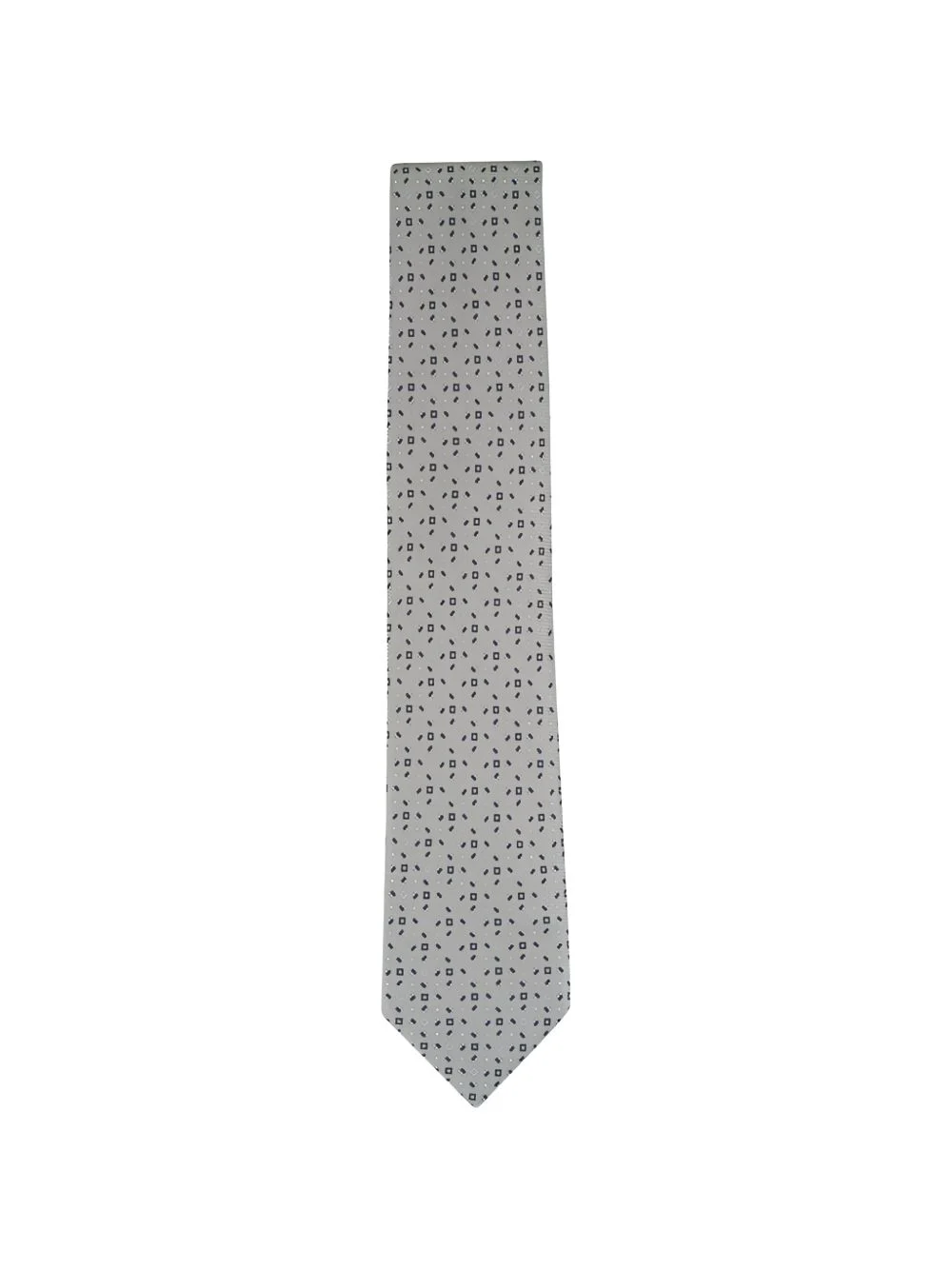 print flannel silk necktie - 1