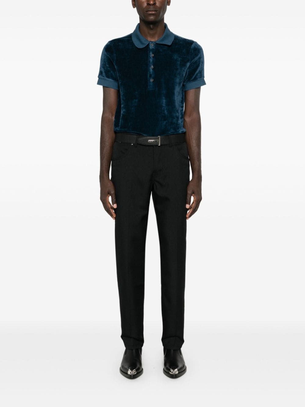 logo-patch trousers - 2