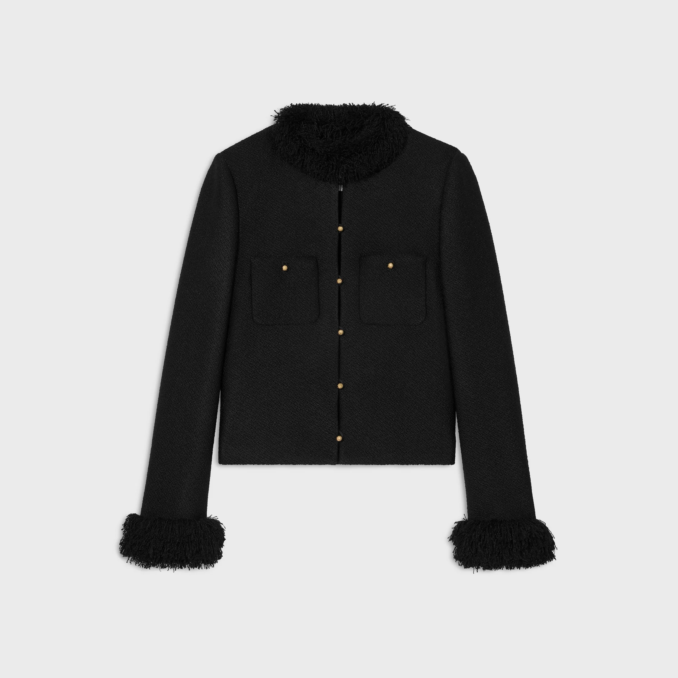 chasseur jacket IN viscose and wool natté - 1