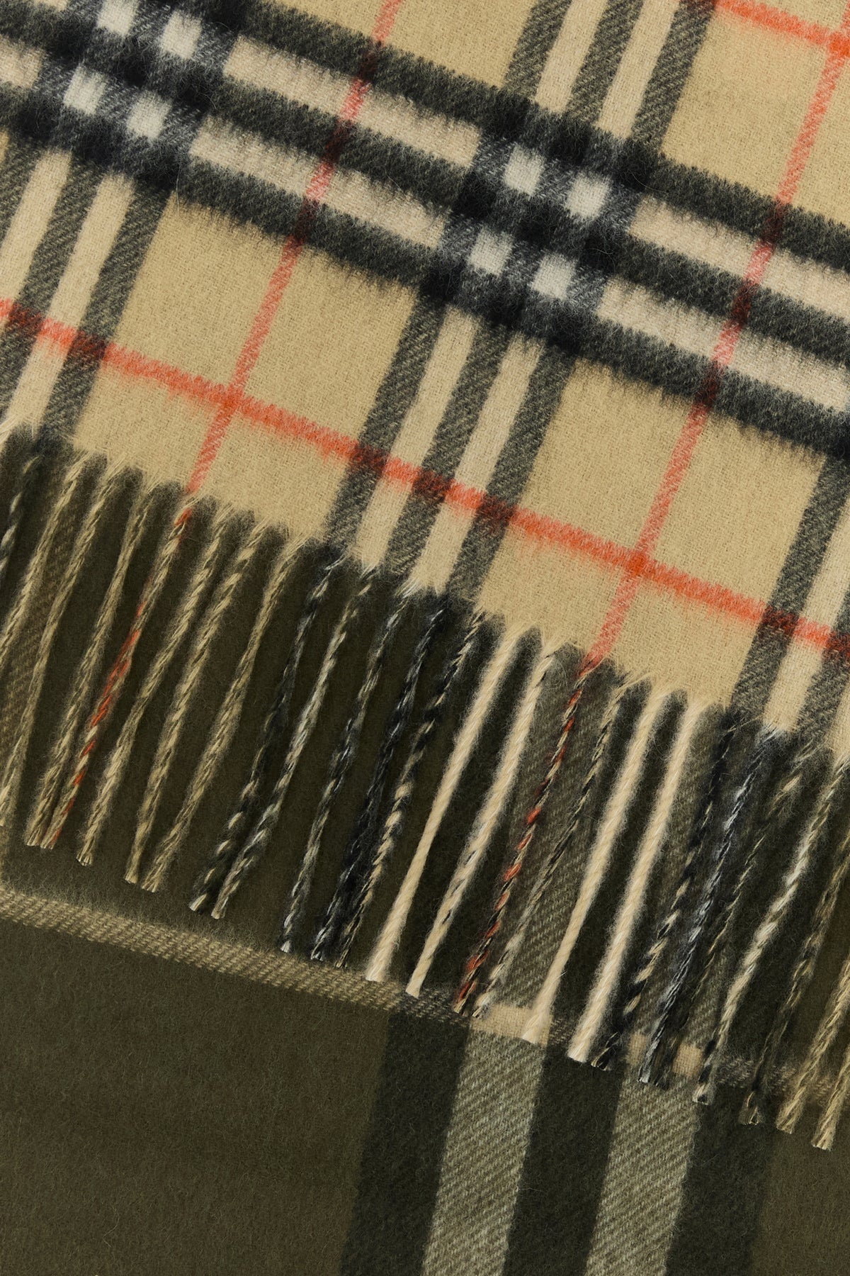 Embroidered cashmere scarf - 2