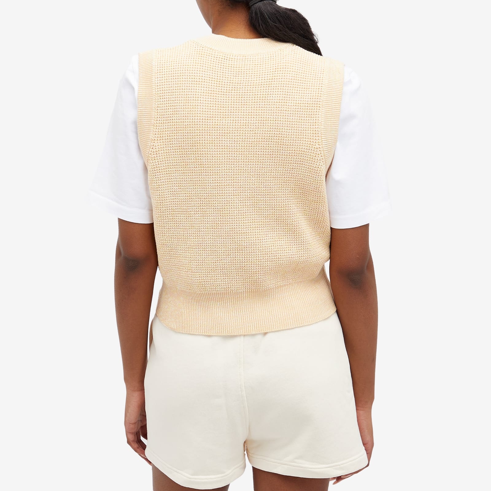 Maison Kitsune Handwriting Crop Vest - 3