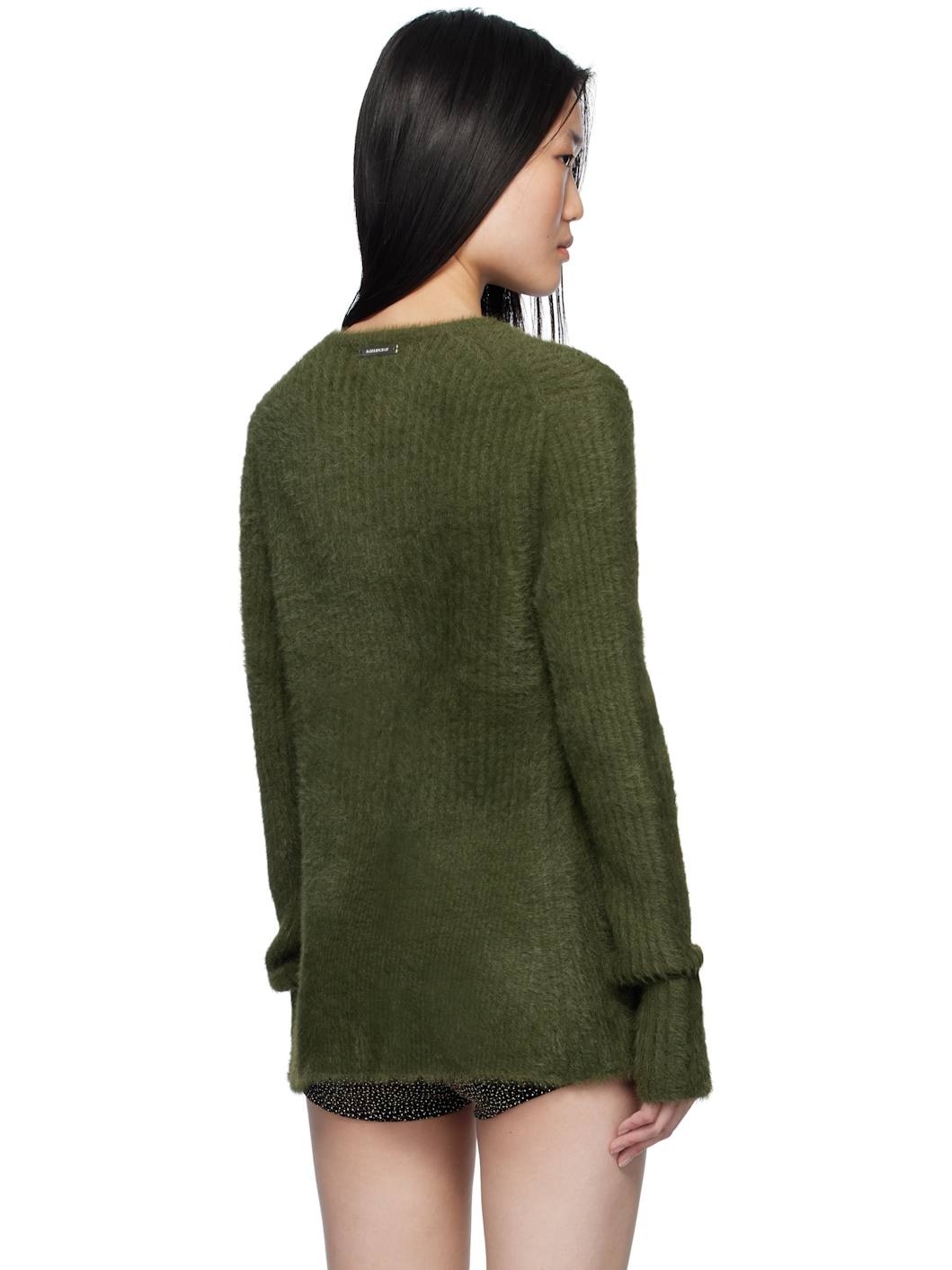 Green Teria Knit Cardigan - 3