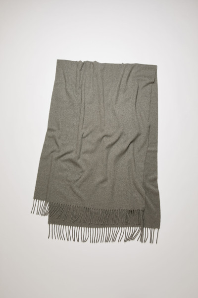 Acne Studios Oversized cashmere scarf grey melange outlook