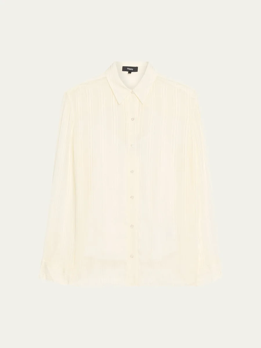 Classic Button-Front Shirt - 1