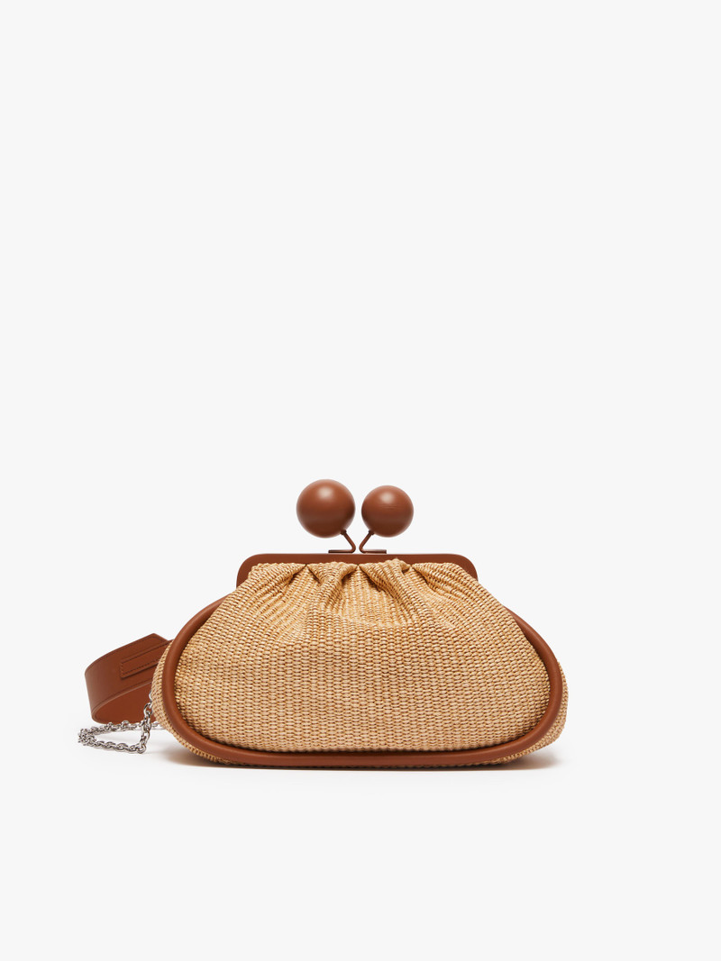 EFEBO Large raffia-look Pasticcino Bag 1