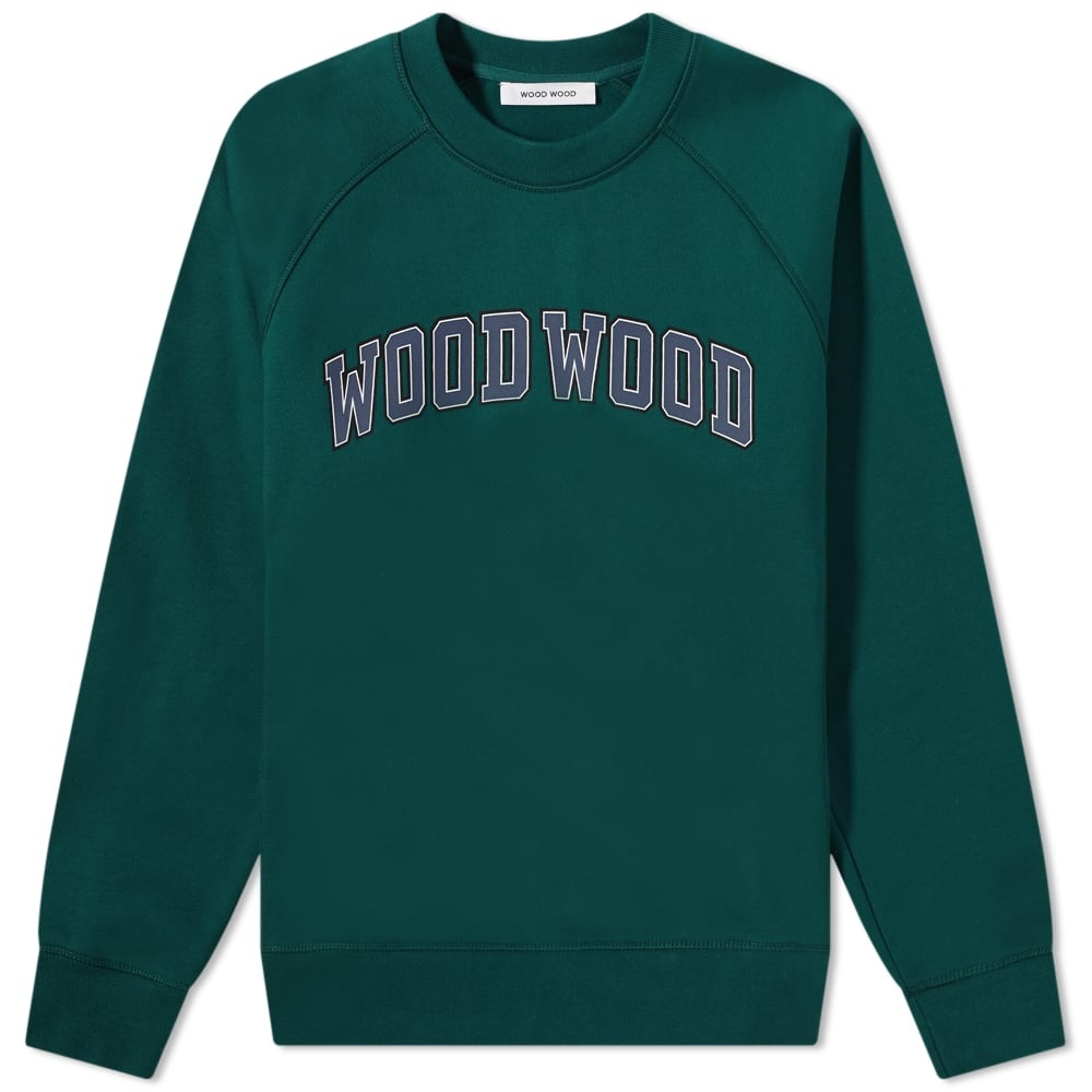 Wood Wood Hester Arch Logo Crew Sweat - 1