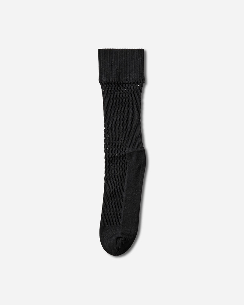 Comme des Garçons Homme Plus Nylon Mesh Long Socks Black outlook