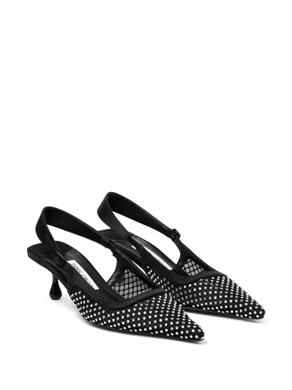 50mm Amel crystal-embellished pumps - 2