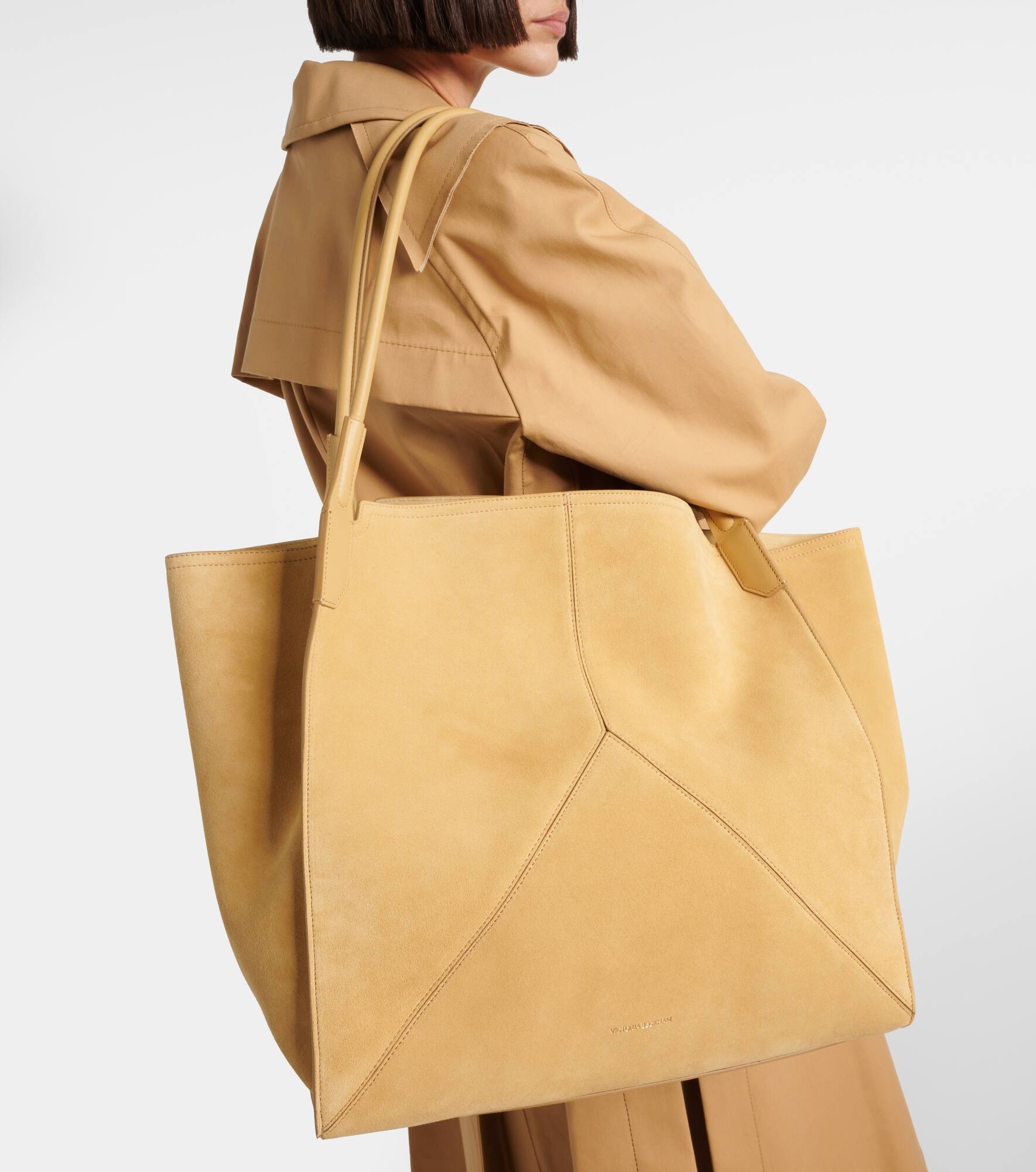 Suede shoulder bag - 6