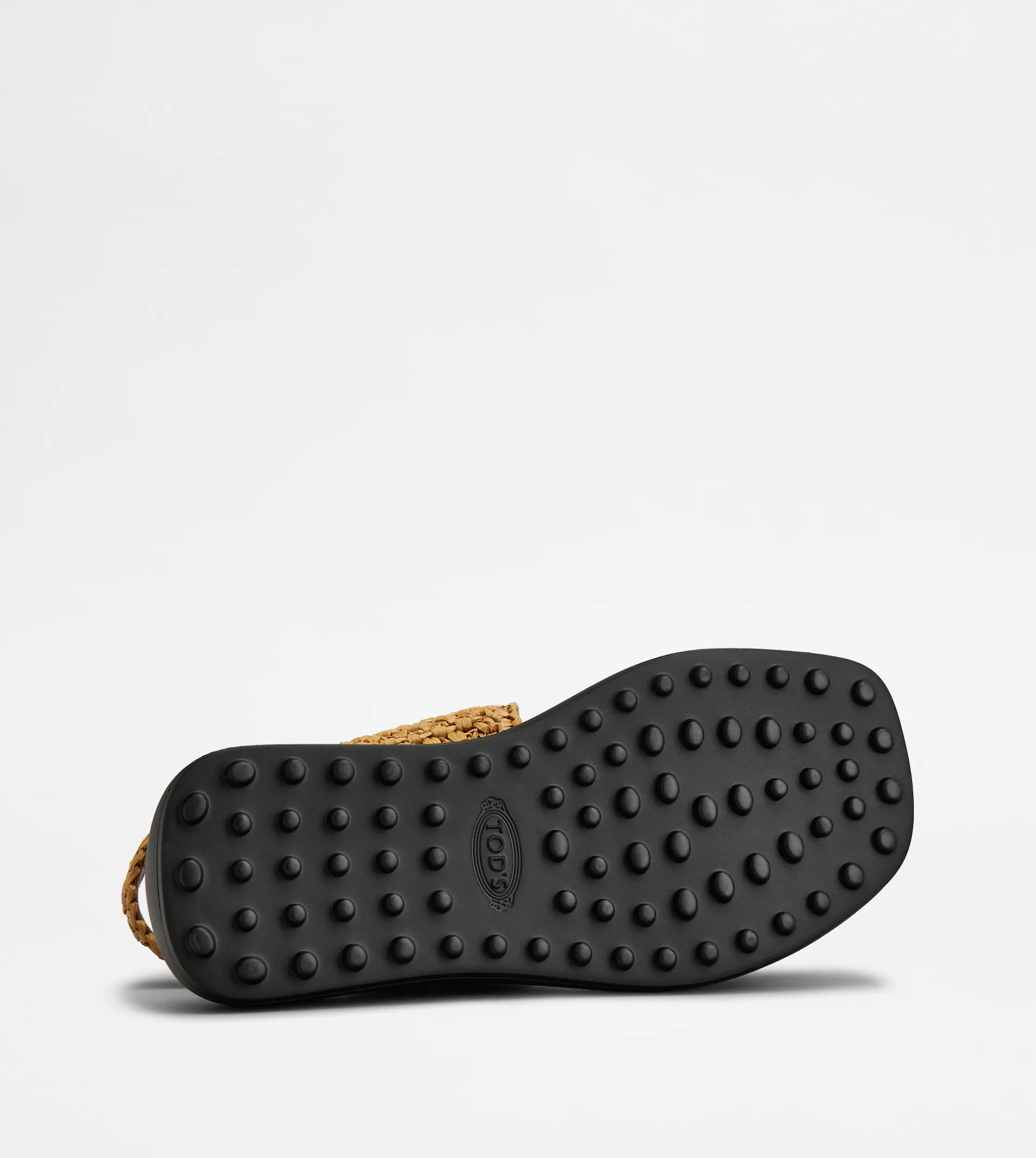 SANDALS IN RAFFIA - BROWN - 4