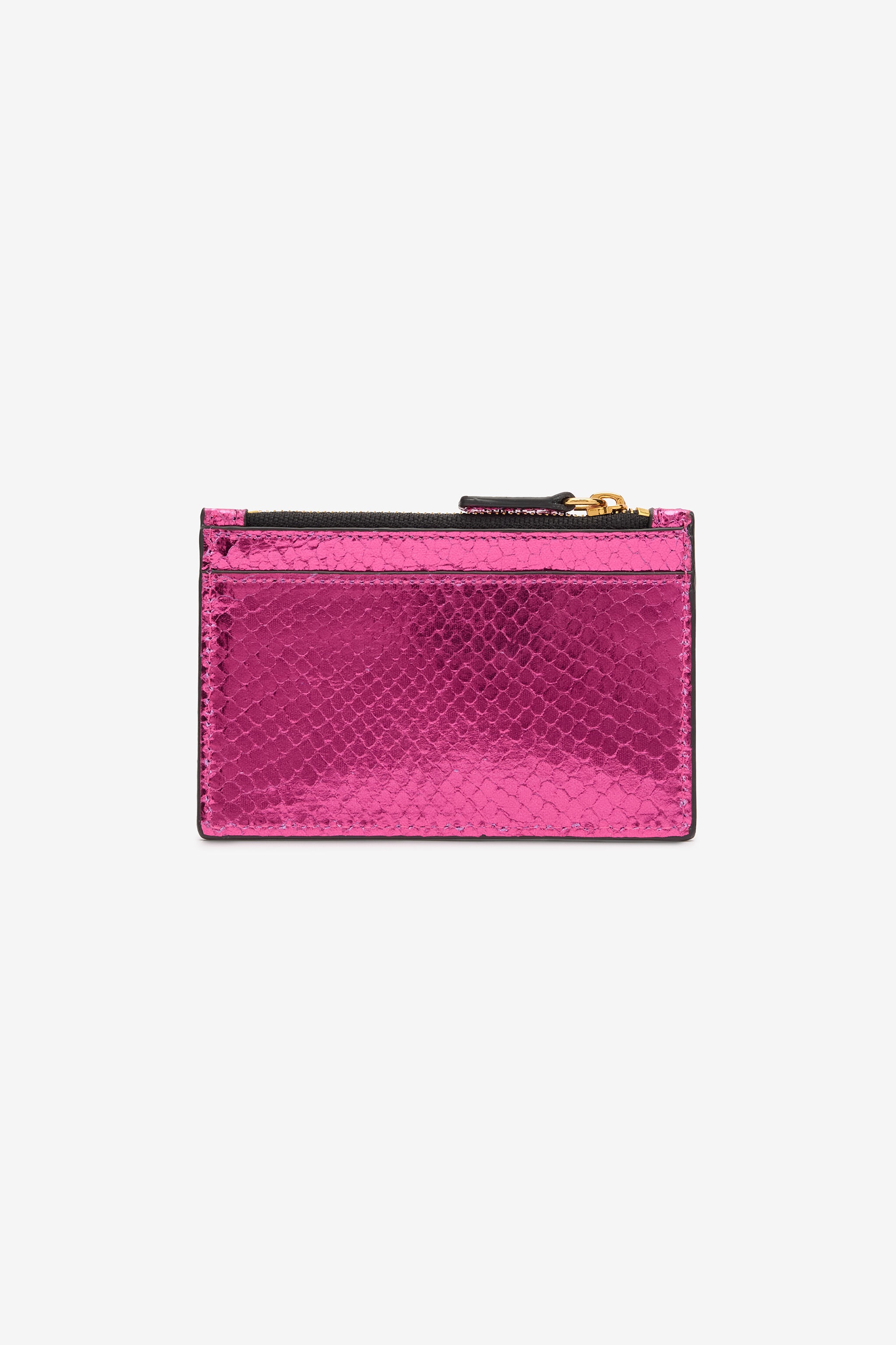 Coin Purse with Snake Print - 2