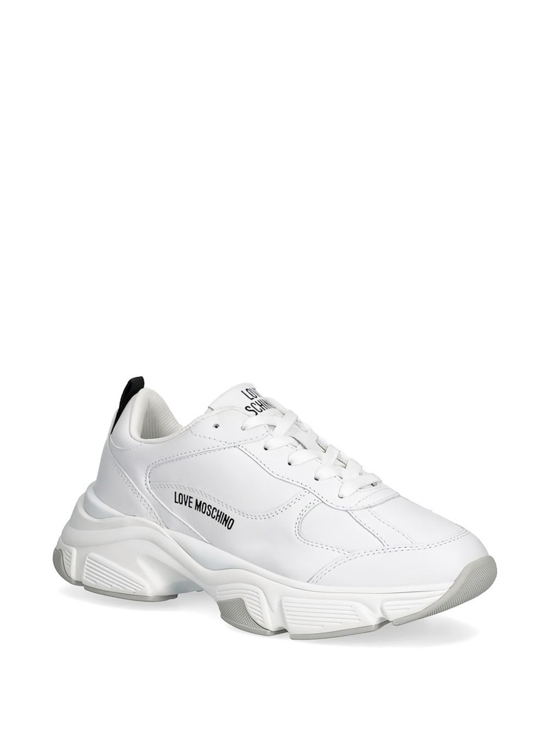 Moschino leather sneakers outlook