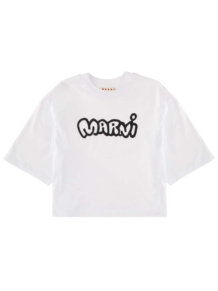 COTTON T-SHIRT WITH LOGO - 1