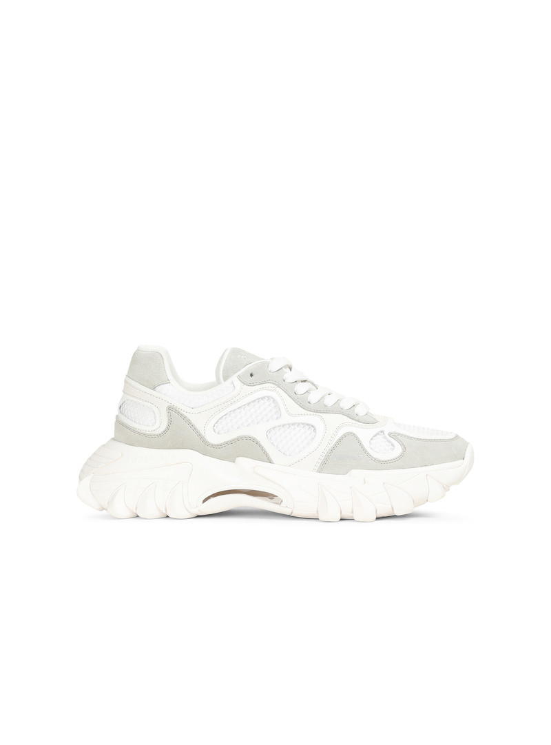 B-East trainer in leather, suede and mesh 1