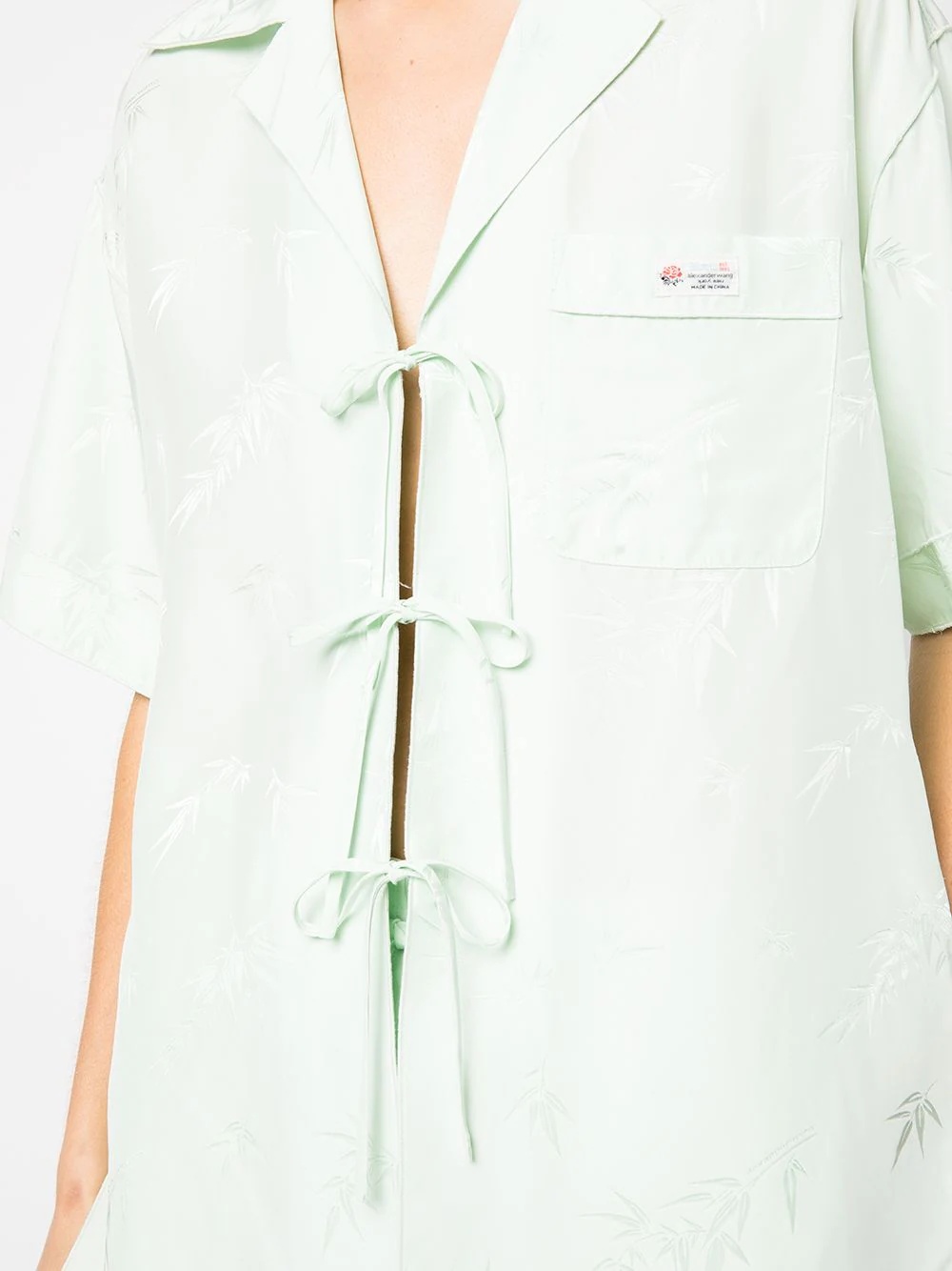 jacquard pajama-style shirt - 5